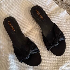 Donald J. Pliner Black Women's Slide Sandals 9M